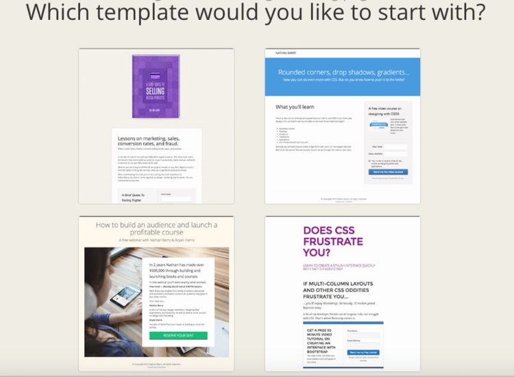 good convertkit forms and landing pages