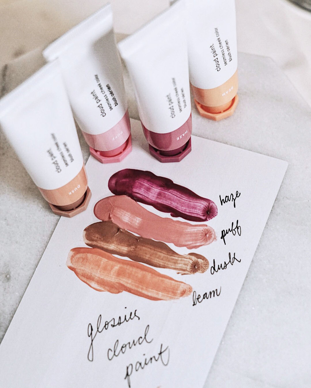 Glossier Cloud Paint Review + Swatches — c i n d y h y u e