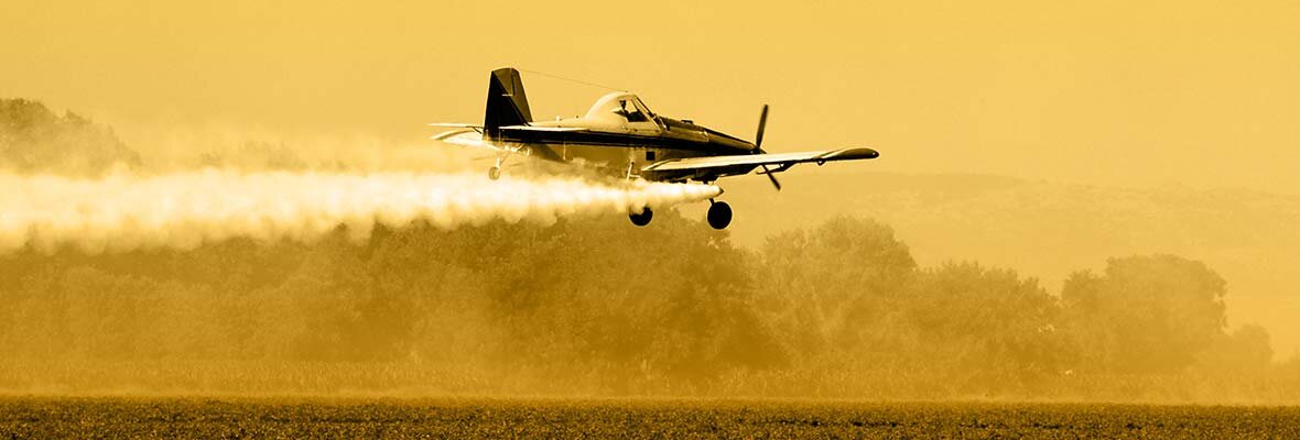 Crop Duster Spraying DDT