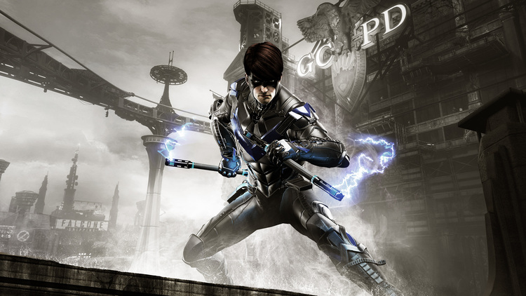 Image result for nightwing dlc pack gameplay arkham knight