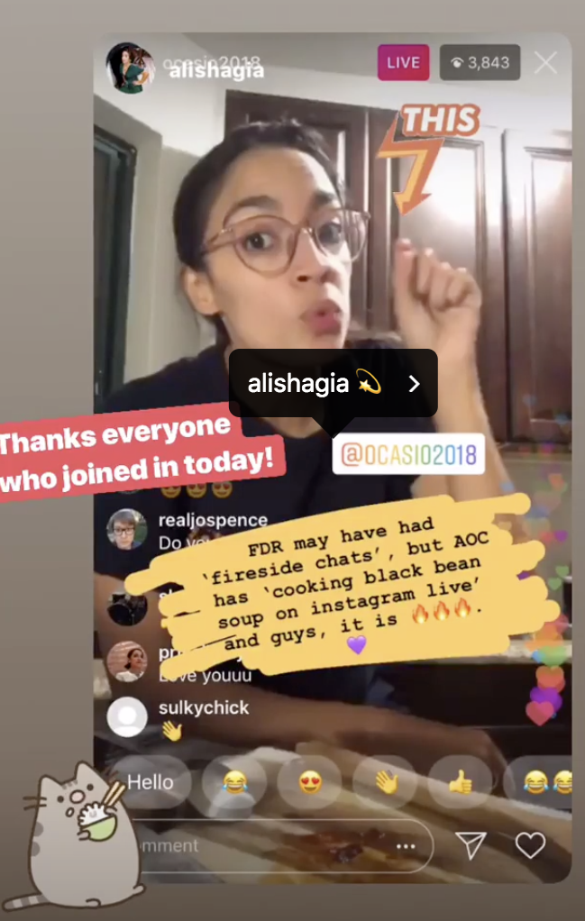  Alexandria Ocasio-Cortez’s (AOC) Instagram is like nothing Washington has seen before and young women are loving it. 