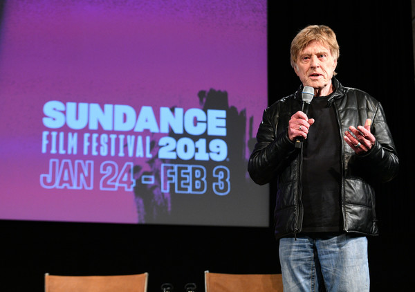 Robert Redford introducing the SFF 2019.