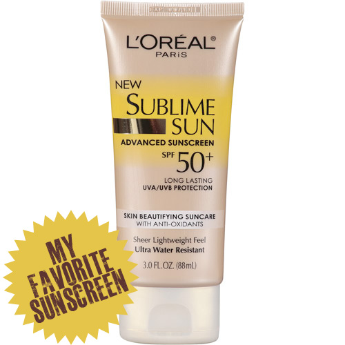 My favorite sunscreen: L’Oréal Paris Sublime Sun Advanced Sunscreen SPF 50+ Lotion
