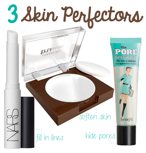 3 Skin Perfectors that soften skin, fill in lines and hide pores!