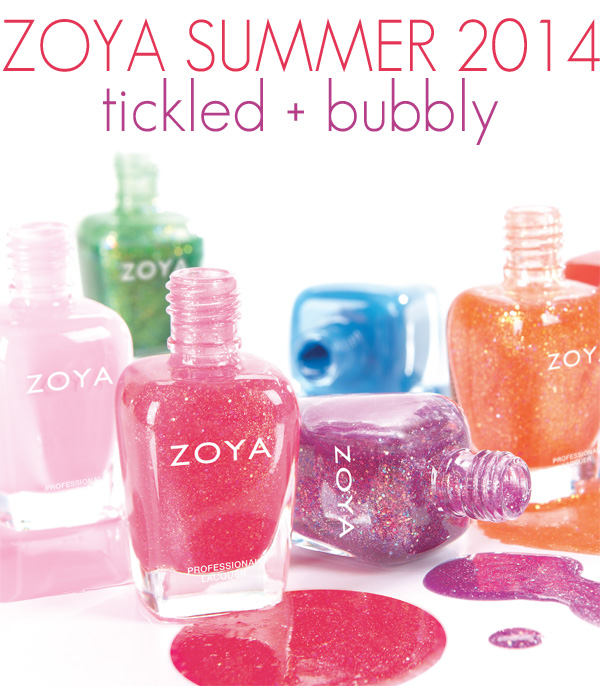Zoya Tickled + Bubbly Collections for Summer