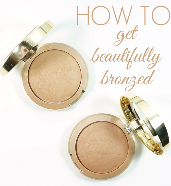 How to get a beautifully bronzed glow with bronzers.