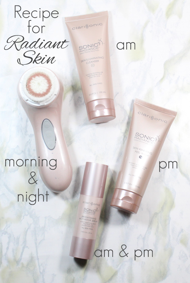The Recipe for Radiant Skin: Clarisonic Sonic Radiance Brightening Solution Kit