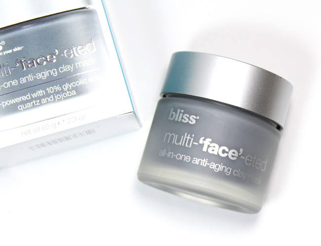 bliss multi-'face'-eted All-In-One Anti-Aging Clay Mask