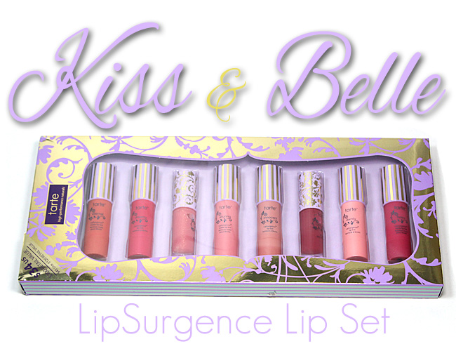 Tarte Kiss & Belle LipSurgence Lip Set