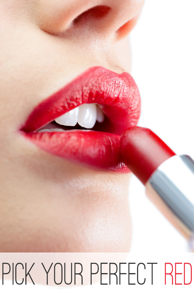 Pick Your Perfect Red Lipstick (with color suggestions)