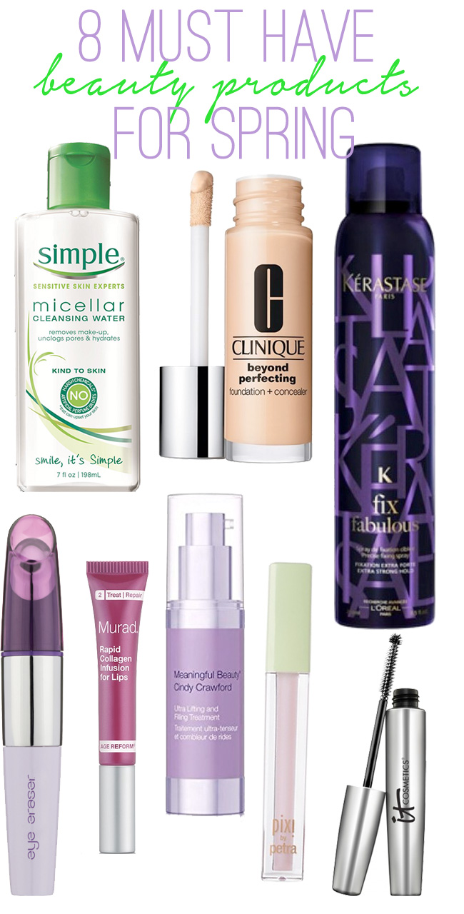Must have beauty products for spring: cleansers, serums, foundations, eye creams, mascaras + more
