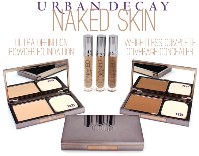 Urban Decay NAKED Skin Powder Foundation + Complete Coverage Concealer.
