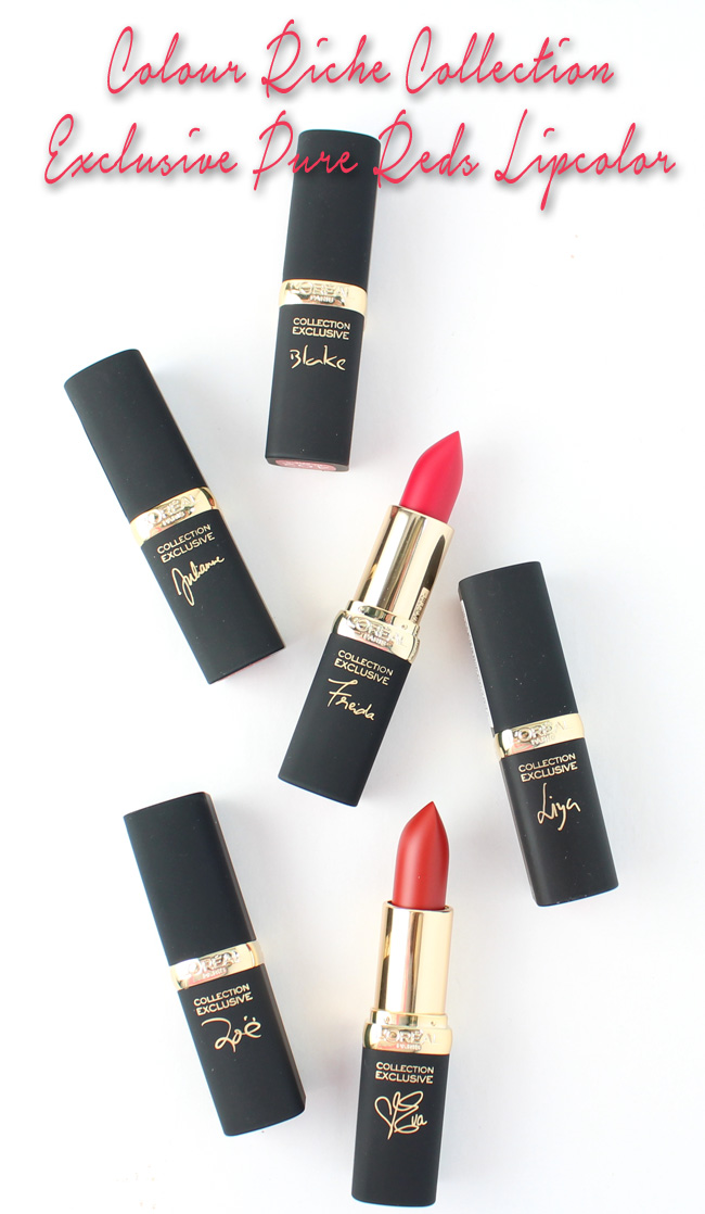 L’Oréal Paris Colour Riche Collection Exclusive Red Lipcolor
