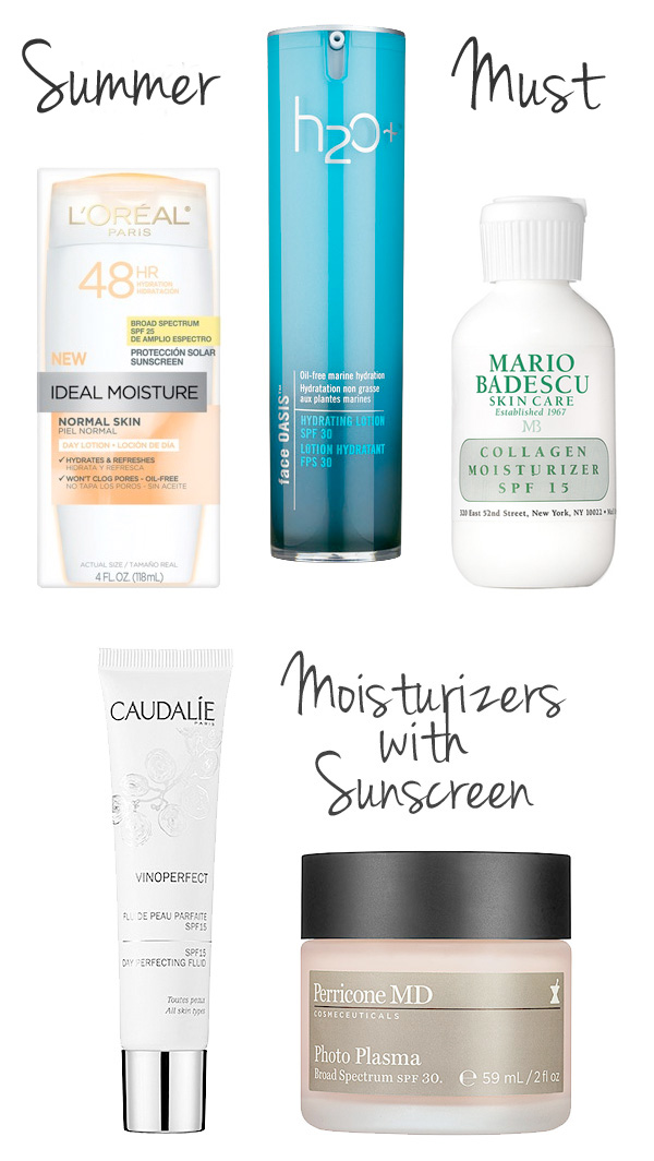 The best day time moisturizers with sunscreen