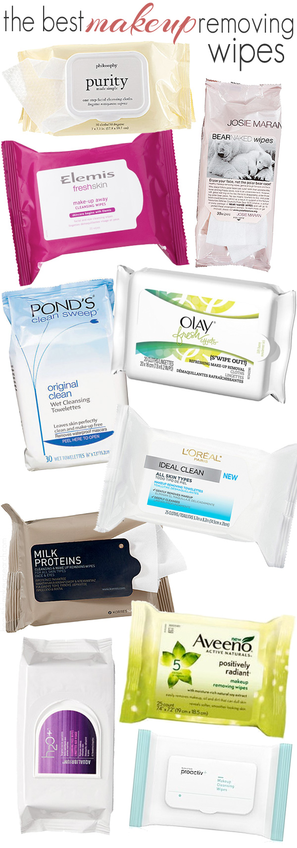 The best makeup removing wipes.
