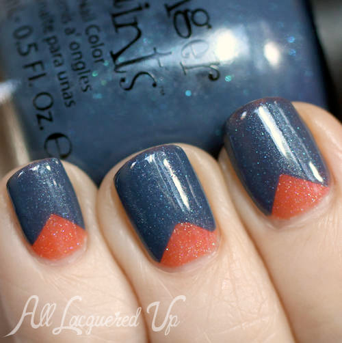 FingerPaints A Pair Affair by All Lacquered Up Chevron Nail Design
