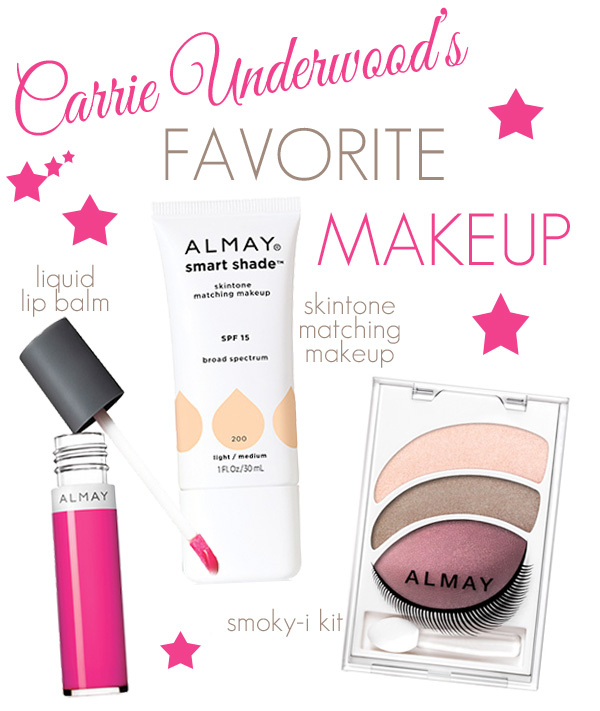 Almay Brand Ambassador Carrie Underwood's Favorite Makeup