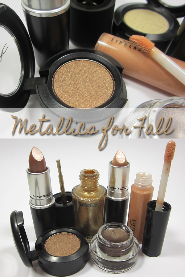 Metallic Makeup for Fall: Makeup from MAC.