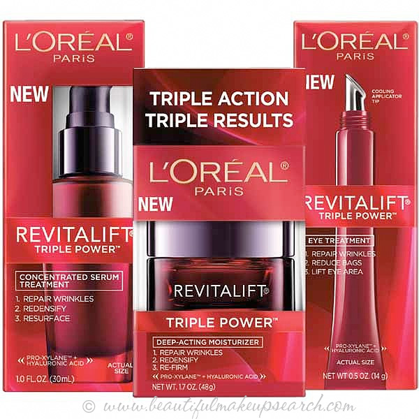L’Oréal Paris Revitalift Triple Power Collection
