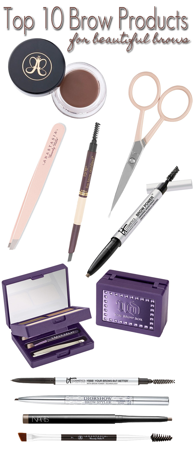 Top 10 Eyebrow Products for Beautiful Brows