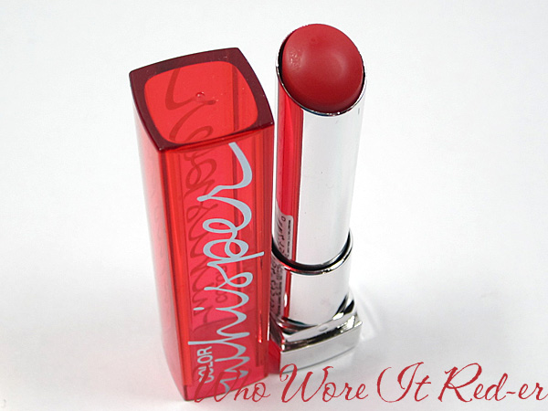 Maybelline Color Whisper Who Wore It Red-er