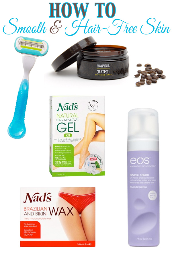 Top 5 Ways to Have Hair Free Smooth Skin via beautifulmakeupsearch.com