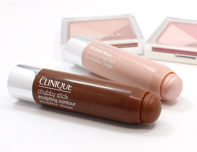 Clinique Hello Cheekbones Contouring Collection: Chubby Stick Curvy Contour and Chubby Stick Hefty Highlight