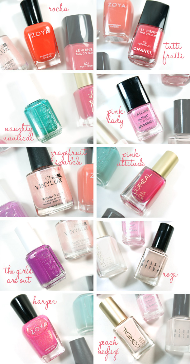 The best nail polish colors for spring & summer