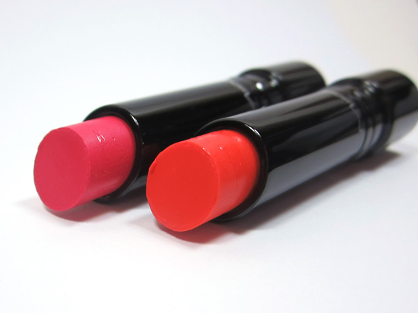 Summer brights from MAC : Sheen Supreme Lipstick in Pleasurefruit and Sweet Grenadine