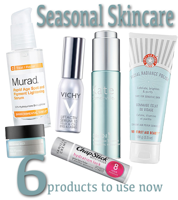 Seasonal Skincare: 6 Products to Use Now