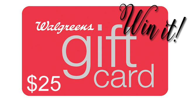 WIN IT! $25 Walgreens Gift Card