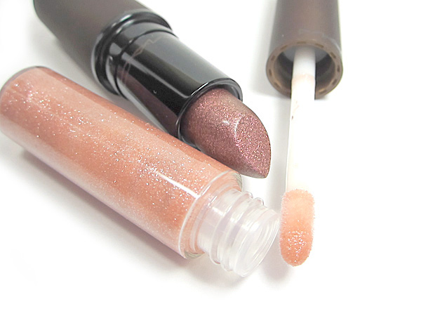 MAC Lipstick Caliente and MAC Lipglass Sheer Seduction