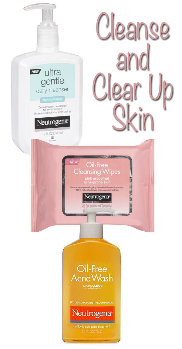 Cleanse and Clear Up Skin with Neutrogena