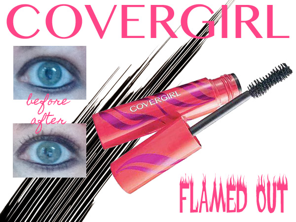 COVERGIRL Flamed Out Mascara Before & After