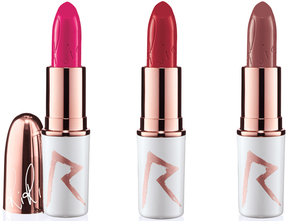 RiRi Hearts MAC Holiday: Lipstick Pleasure Bomb, RiRi Woo, Bad Girl RiRi