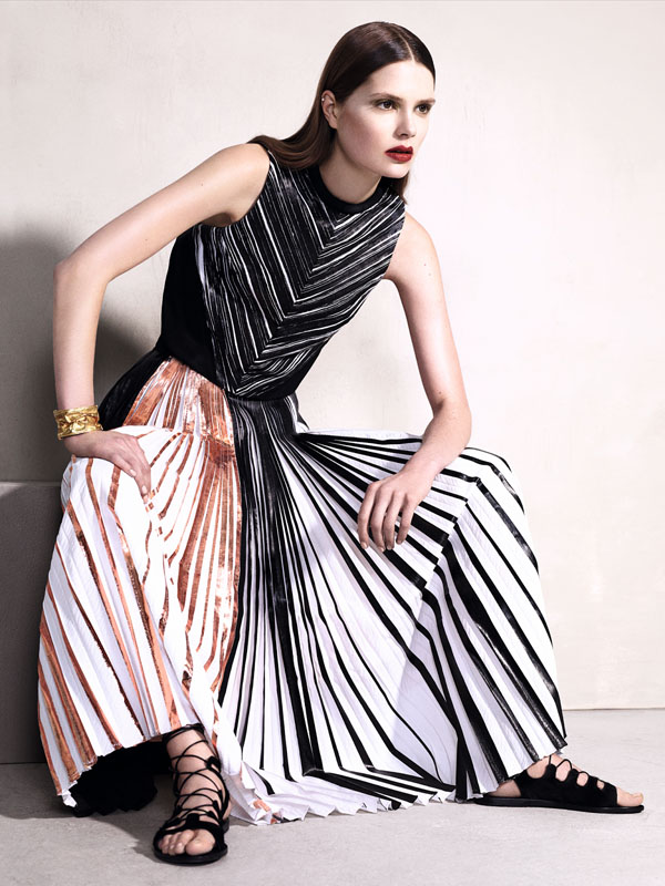 Caroline Brasch Nielsen In 'Folding Grace' By Sharif Hamza For Vogue ...