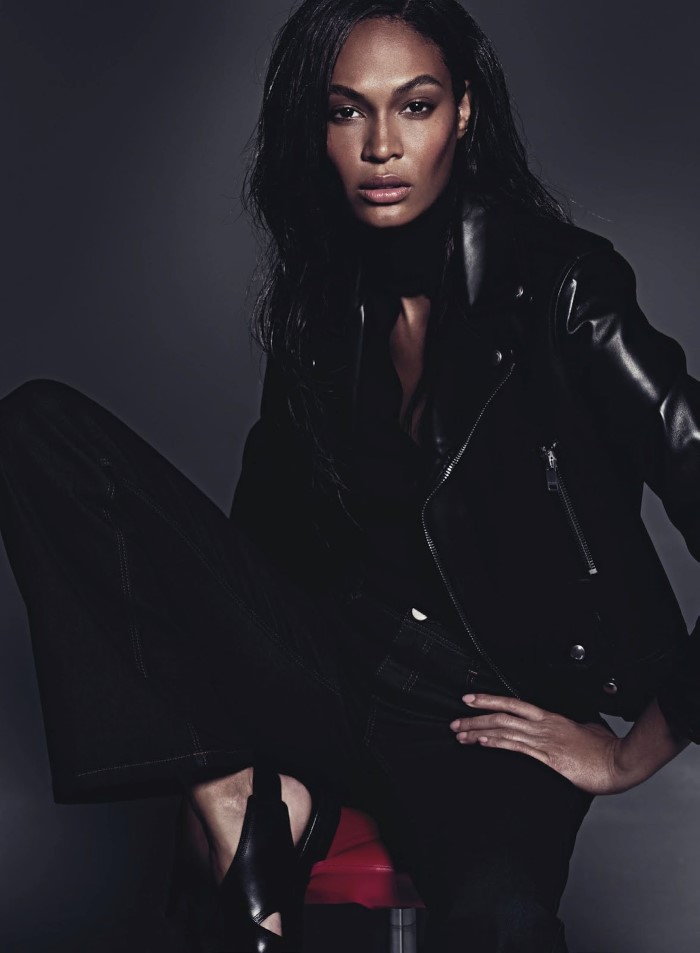 Joan Smalls Makes Basic Smolder in Todd Barry Images For Sunday Style ...