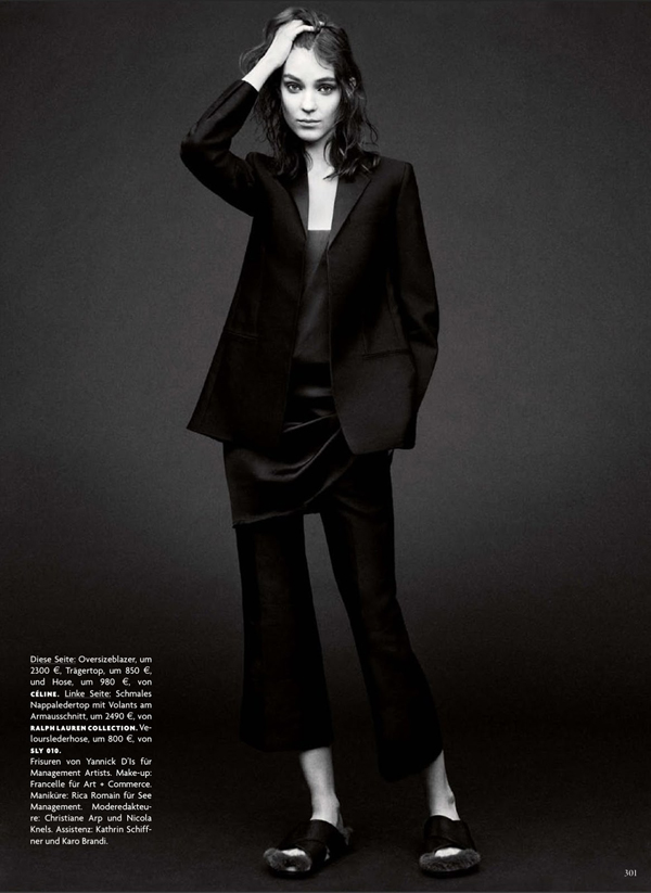 Daniel Jackson Spotlights Kati Nescher for Vogue Germany March 2013 As ...