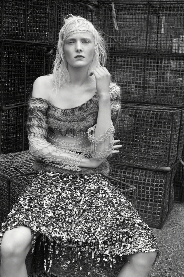 Maja Salamon's Rough Elegance By Agata Pospieszynska For Vogue Ukraine ...