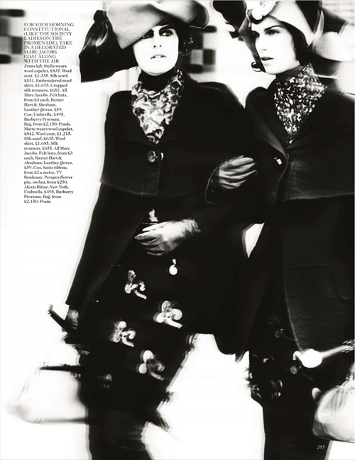 Stella Tennant & Marte Mei Van Haaster | Mario Testino | Vogue UK ...