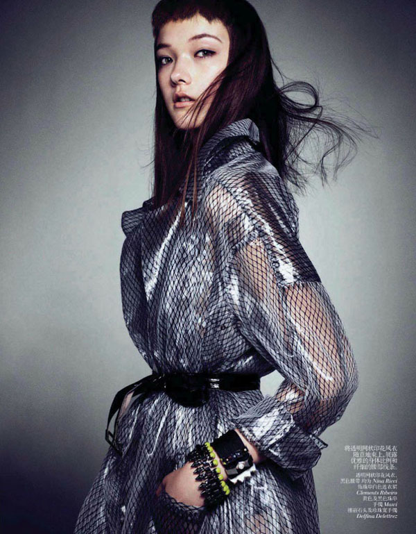 Yumi Lambert, Sung Hee Kim & Ji Hye Park by Sharif Hamza for Vogue ...