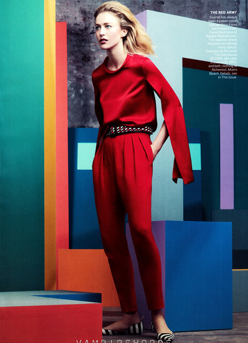 Raquel Zimmermann | Craig McDean | US Vogue December 2012 | Full ...
