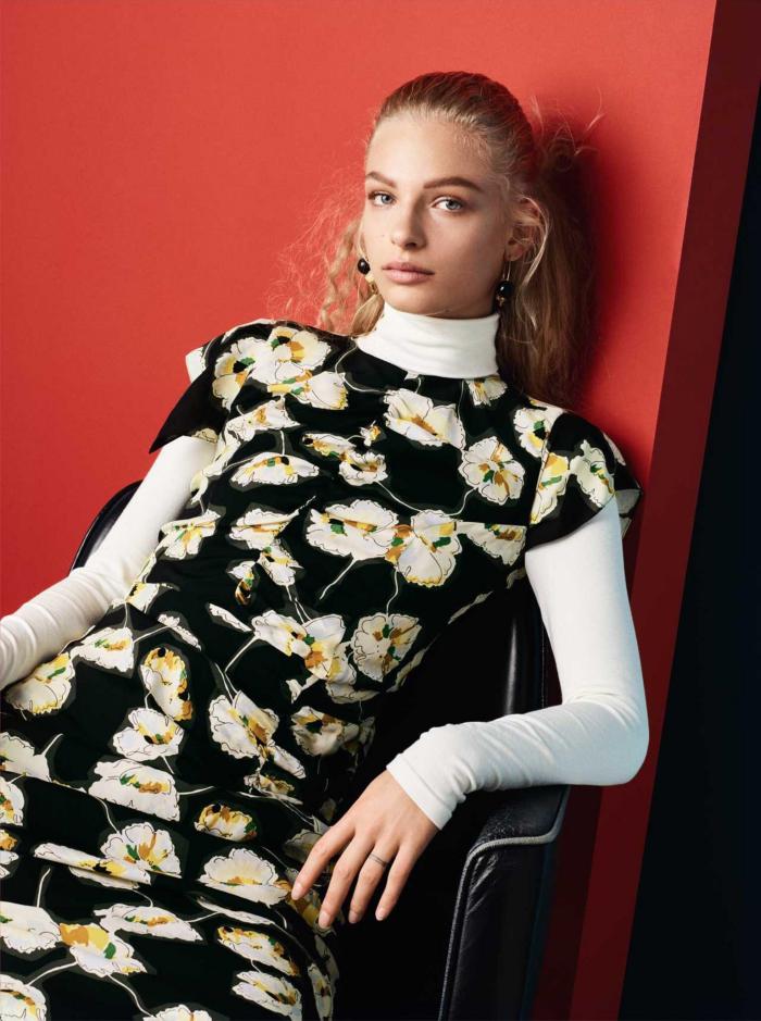 Frederikke Sofie In 'Forwarding Dress' By Paul Wetherell For Vogue UK ...