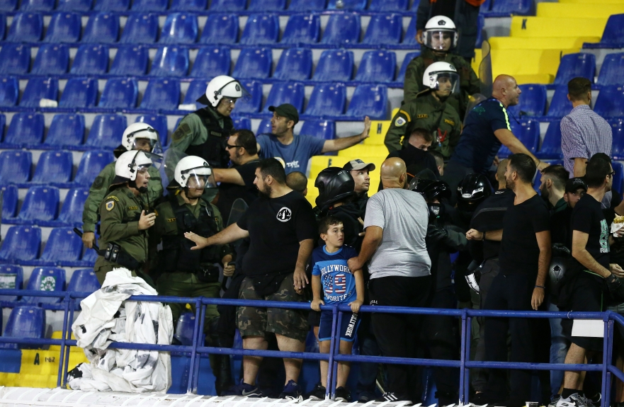Image result for atromitos supporters riot