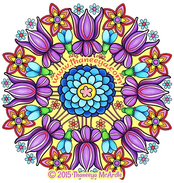 mandala coloring pages meaning of flowers - photo #30