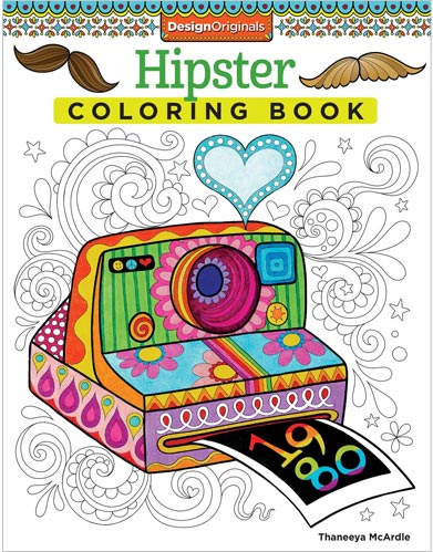 Hipster Coloring Book by Thaneeya McArdle