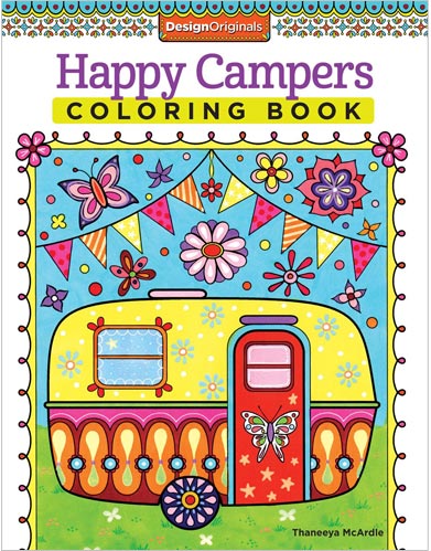 Happy Campers Coloring Book by Thaneeya McArdle