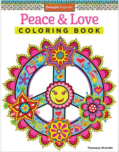 Peace and Love Coloring Book by Thaneeya McArdle