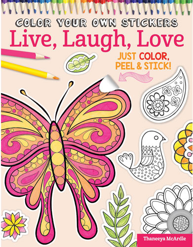 Live, Laugh, Love Sticker Book by Thaneeya McArdle
