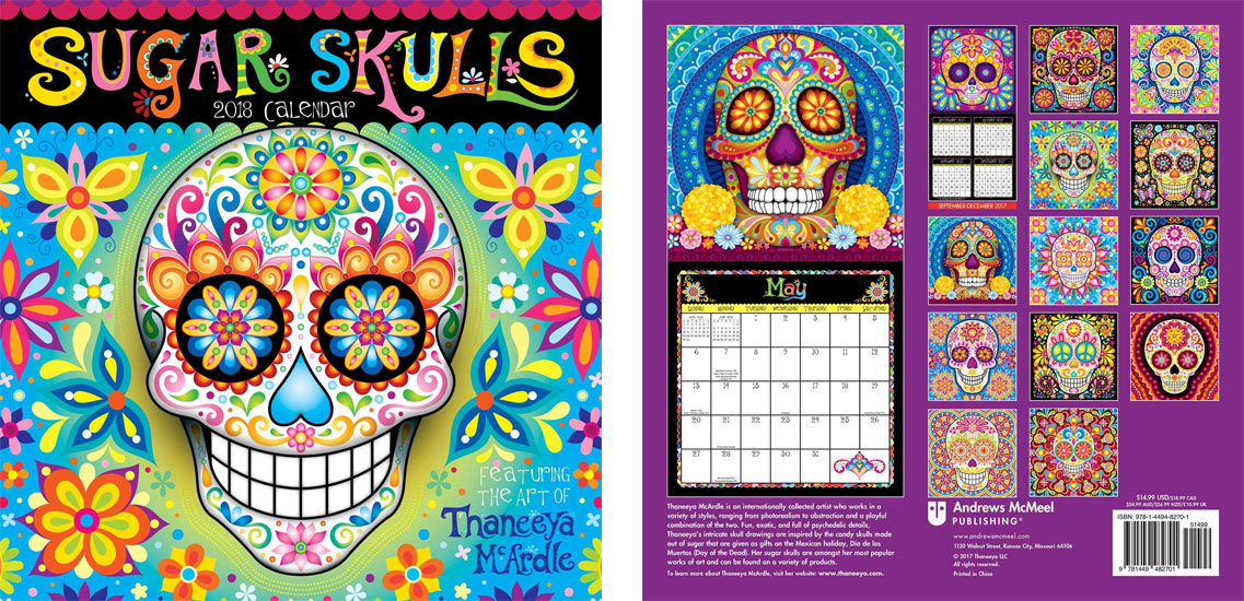 2018 Sugar Skulls Calendar by Thaneeya McArdle